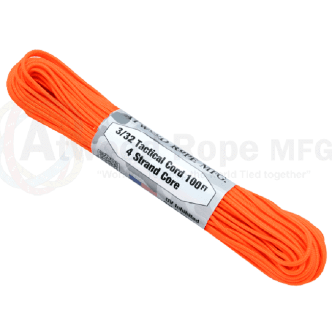 275 Paracord - US Made - Neon/Safety Orange