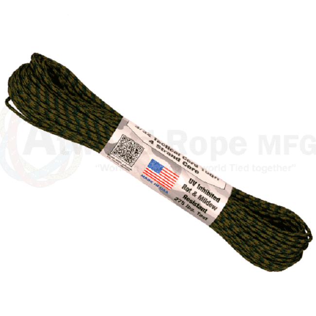 275 Paracord - US Made - Woodland Camouflage