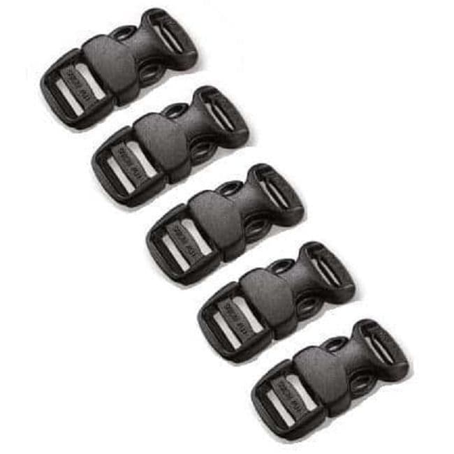 5 X Contoured Fastex ITW Nexus Buckles For Paracord Bracelets