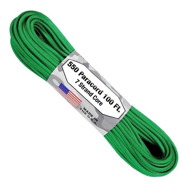 550 Paracord US Made GSA Compliant - Kelly Green