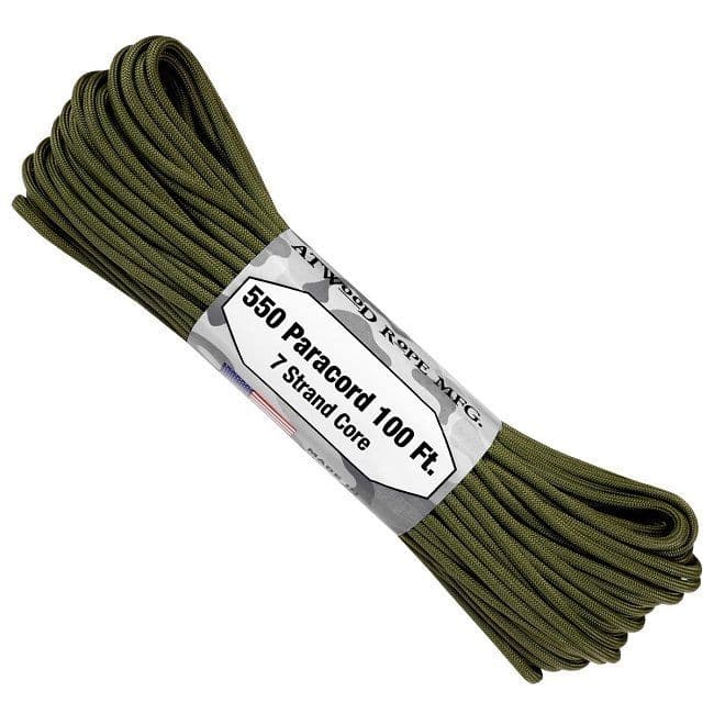 550 Paracord US Made GSA Compliant - Olive Green