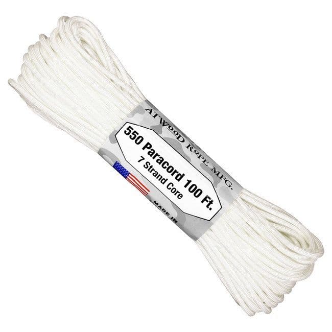 550 Paracord US Made GSA Compliant - White