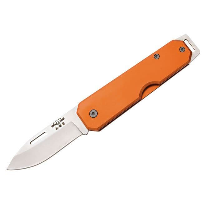 Bear & Son 110OR Slip Joint Folding Knife - Orange