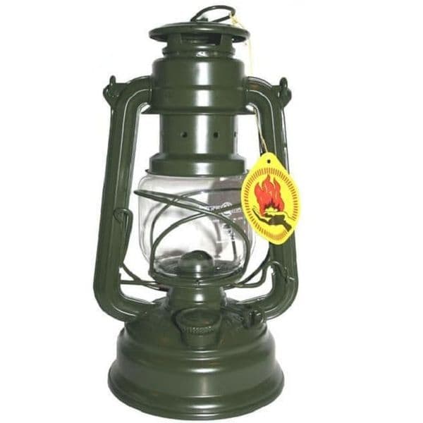Feuerhand Storm Lantern - Military Green - The original German Lantern and the best.