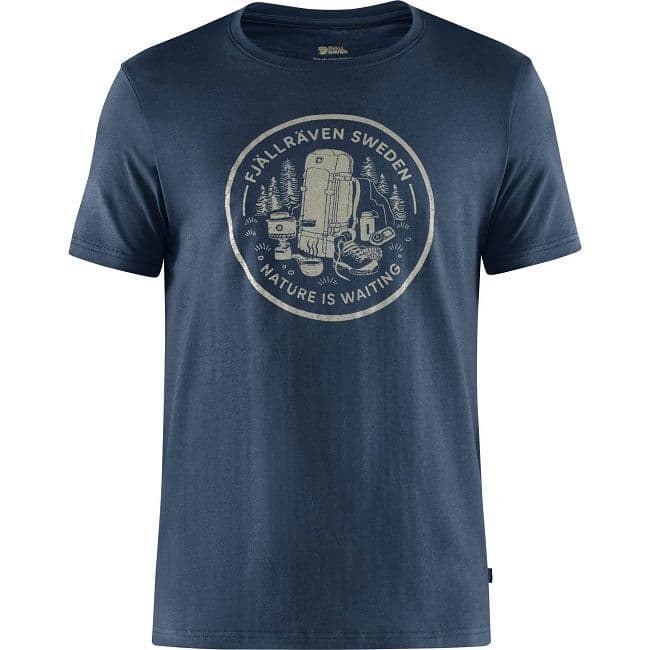 Fjallraven  Fikapaus T-Shirt - Navy