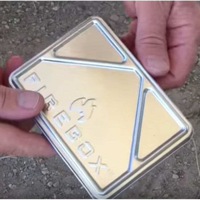 Folding Firebox Nano Stove X Case with Carbon Felt Pad