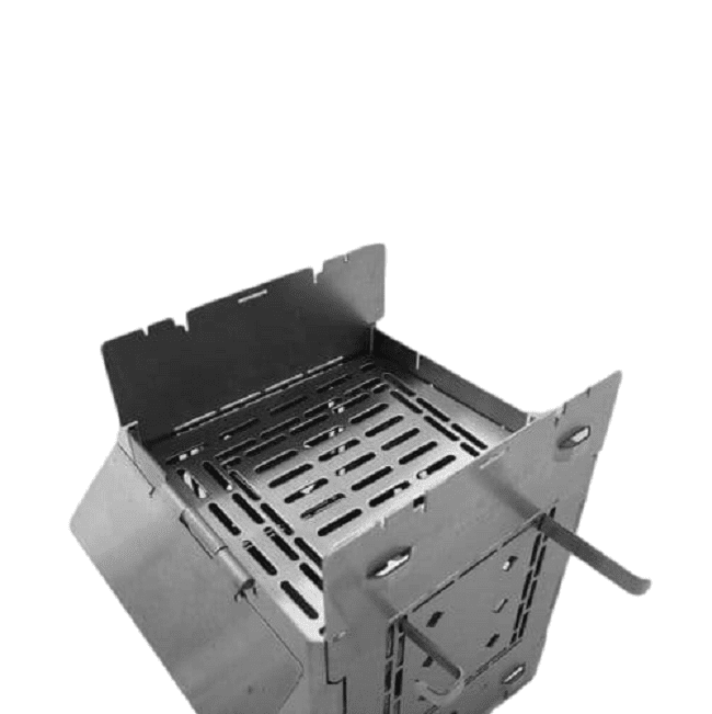 Folding Firebox Stove Adjustable Fire Grate