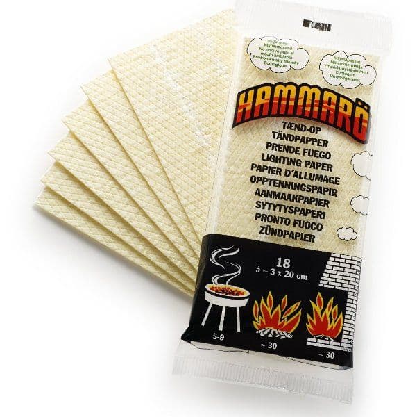 Hammaro Fire Lighting Paper - Takes a firesteel spark easily!