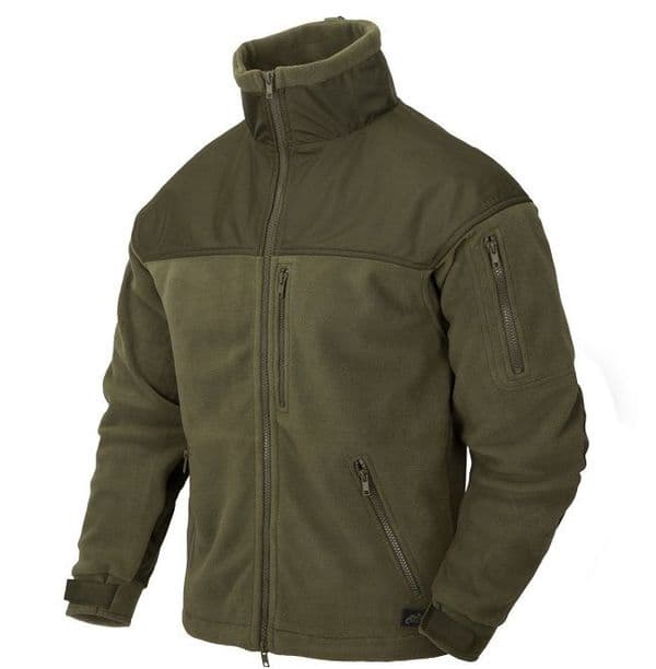 Helikon Classic Army Fleece Jacket - Olive Green