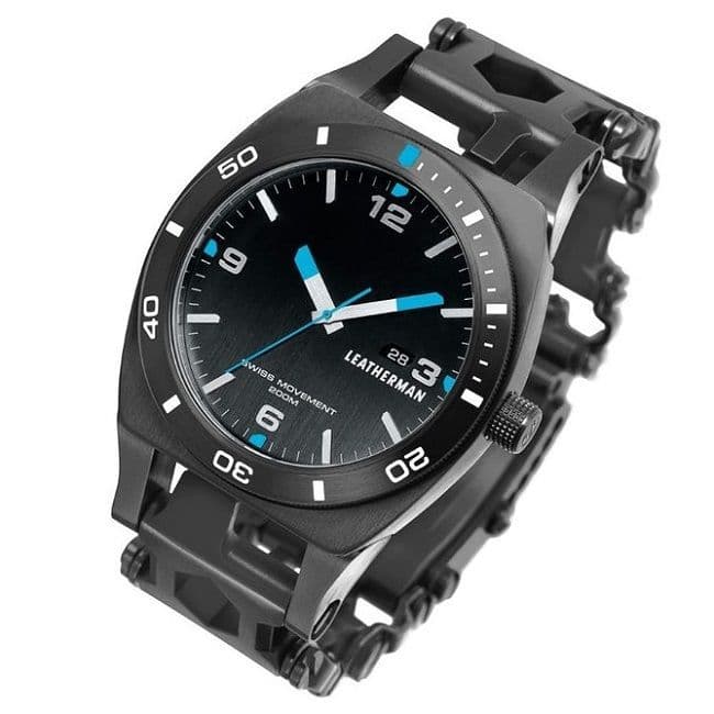 Leatherman Tread Tempo Wearable Multitool Watch - Black Stainless