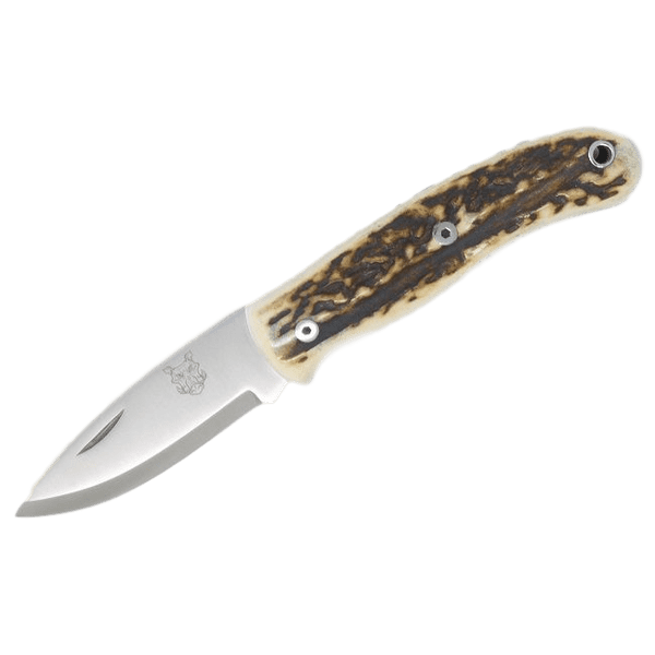 Mk III TBS Boar EDC Folding Pocket Knife - Stag Antler - Scandi