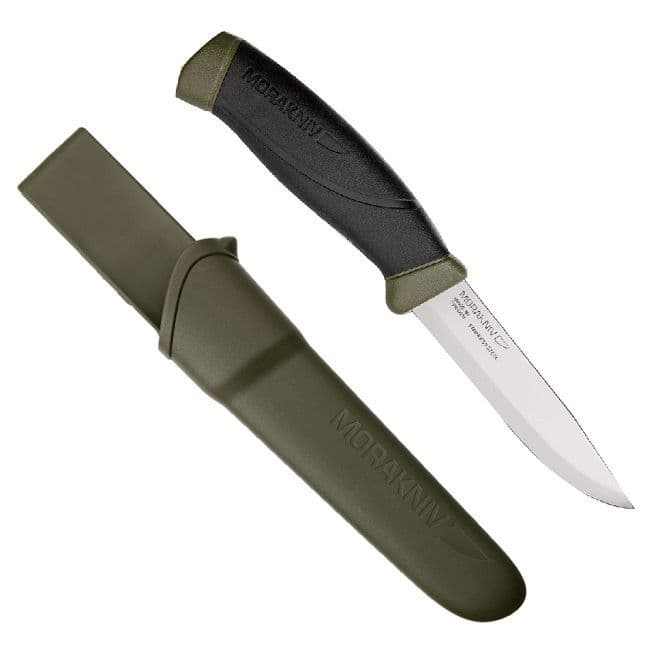 Mora 840 (Carbon) Clipper Companion Knife - Military Green