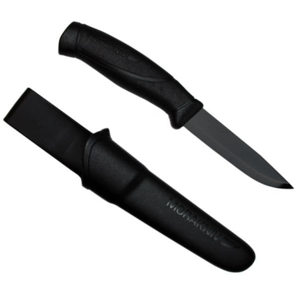 Mora 860 (Stainless) Clipper Companion Knife - Black with Black Blade
