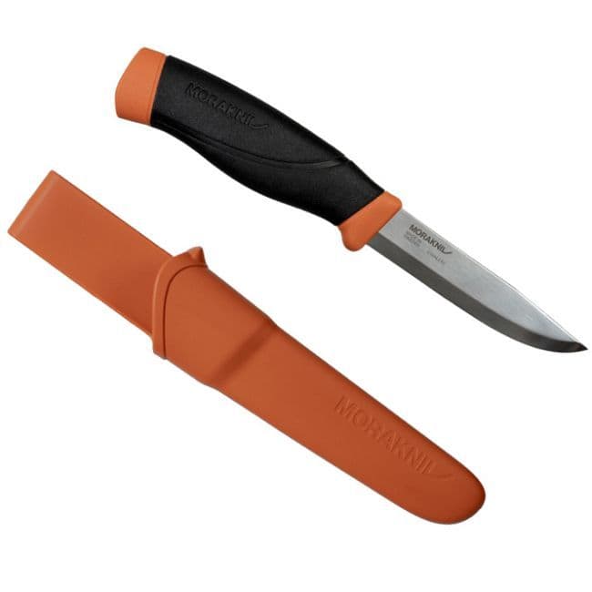 Mora Heavy Duty Companion Knife - 3.2mm Stainless Steel Blade - Burnt Orange