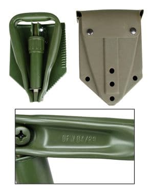 NATO Issue Trifold Folding Shovel with cover