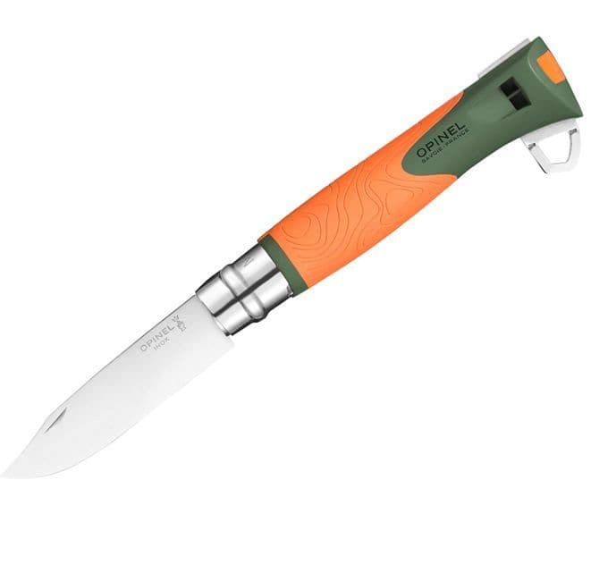 Opinel No. 12 Explore Knife - A Knife, Firesteel, Whistle and Guthook all in one!