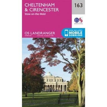 OS Landranger Map - 163 - Cheltenham & Cirencester