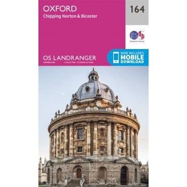OS Landranger Map - 164 - Oxford, Chipping Norton & Bicester