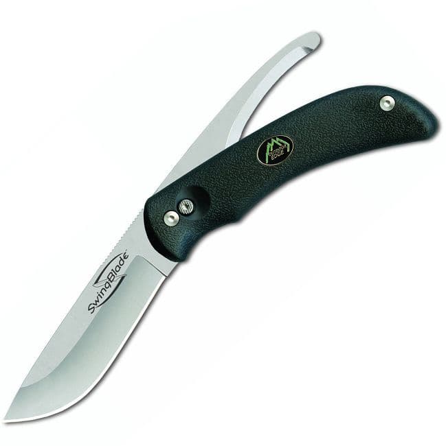 Outdoor Edge Swingblade - Black - 2 Knives in one!