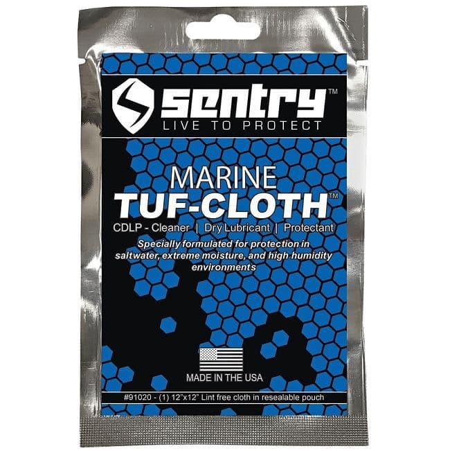 Sentry Solutions Marine Tuf Cloth - Micro Bonding Oil Free Lubricant & Rust Preventative Cloth -