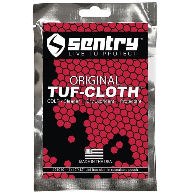 Sentry Solutions Tuf Cloth - Micro Bonding Oil Free Lubricant & Rust Preventative Cloth - Pouch