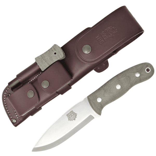 TBS Grizzly Bushcraft Survival Knife - Full Cover Multi Carry Sheath Edition - MM