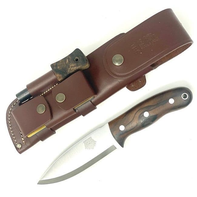 TBS Grizzly Bushcraft Survival Knife - Full Cover Multi Carry Sheath Edition - TW