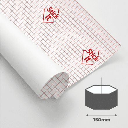 150mm  Hexagon  Lampshade  Self-Adhesive Panel