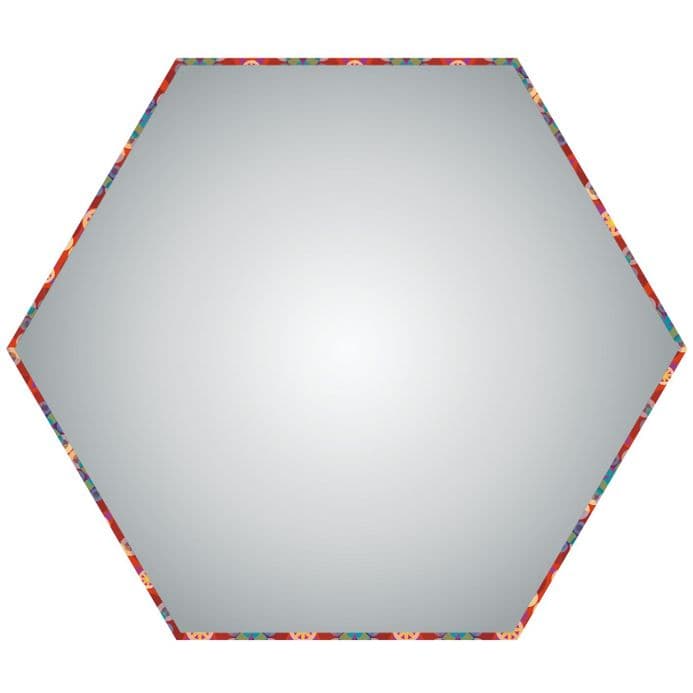 15cm Hexagon Lampshade Diffuser - Translucent polypropylene