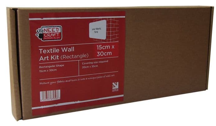 15cm x 30cm Rectangle - Textile Wall Art Kit