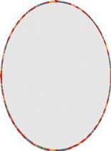 20cm Oval Lampshade Diffuser - Translucent polypropylene