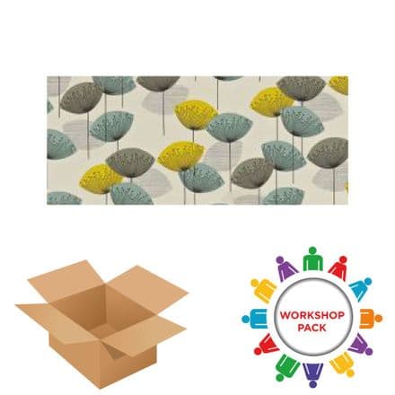 20cm x 40cm Rectangle - Textile Wall Art Kit - Workshop Pack
