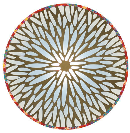 25cm Lampshade Diffuser Floral (2 Part Set)