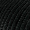 3 Core Electric Cable covered with Cotton Fabric-  Black