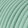 3 Core Electric Cable covered with Cotton Fabric-  Mint