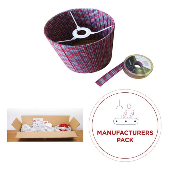 30cm Ribbon Manufacturers Pack - 30 Drum Lampshades