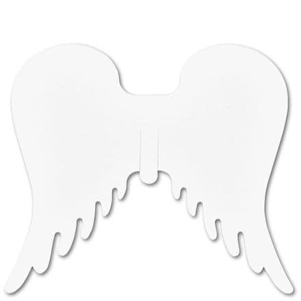 Angel Wings Die-Cut Card Shape
