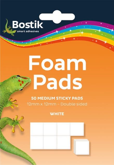 Bostik Foam Pads 12mm 50 Pack 30813358