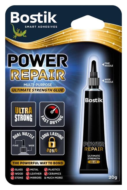 Bostik Power Repair Ultimate Strength Glue 20g 30609985