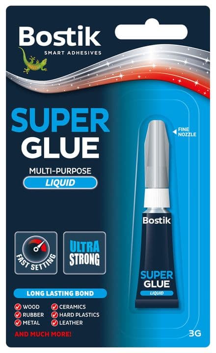 Bostik Super Glue Liquid Tube 3g 30813340