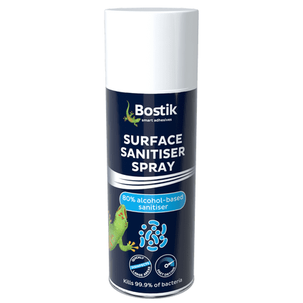 Bostik Surface Sanitising Spray 400ml Aerosol - 30617859