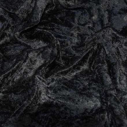 Calabrian Crushed Velour  - 150cm (Black)