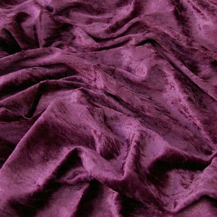 Calabrian Crushed Velour  - 150cm (Grape)