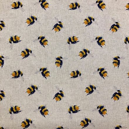 Chatham Printed Linen - 140cm (Bumblebee)