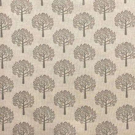 Chatham Printed Linen - 140cm (Mulberry Trees Grey)