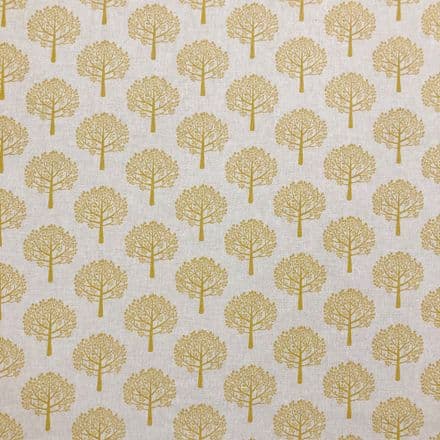 Chatham Printed Linen - 140cm (Mulberry Trees Ochre)