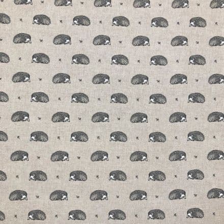 Chatham Printed Linen - 140cm (Vintage Hedgehogs)
