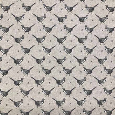 Chatham Printed Linen - 140cm (Vintage Stags)