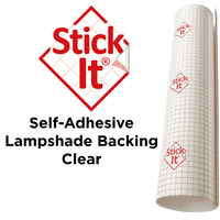 Clear Backing - Self-Adhesive Lampshade PVC