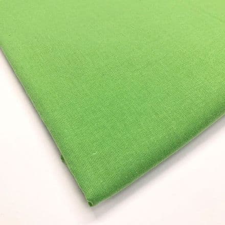 Cordoba Plain Cotton  Fabric 150cm - (Apple)